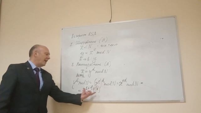 Занятие 22.  Алгоритм RSA. Часть 2: алгоритм и пример