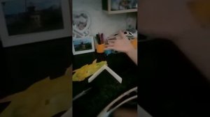 как сделать дракона из бумаги на руку! (4 части)