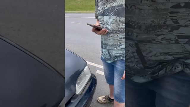 Жига из розыгрыша стала виновником ДТП. Встретились два чайника на кольце. Оба ехали по кольцу.