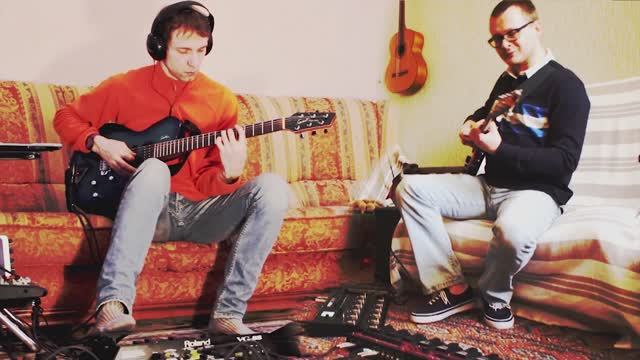 Global SoundScaping - Mountains (ambient, drone, Godin guitars, looper)