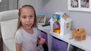 Настя и птичка - Супер дом для капибары