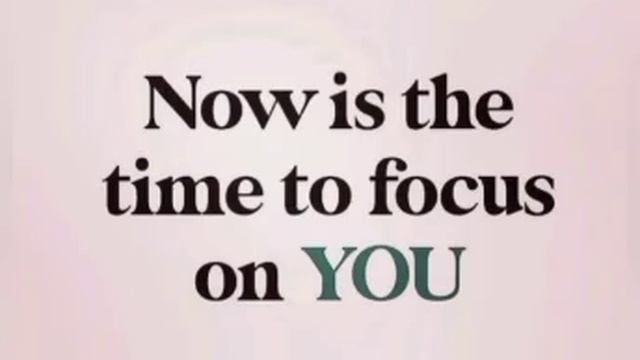 Be focused because you still have a long time to go...