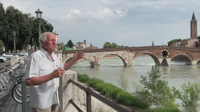 Мост между Древним Римом и Средневековьем - Понте Пьетра в Вероне смотреть онлайн