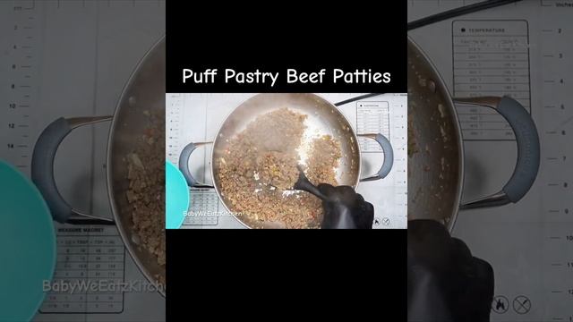 Puff Pastry Beef Patties.  #beefrecipe #puffpastrydough #beefpatties
