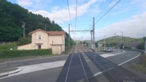 ★Байонна - Тулуза-Матабио, Франция! На скоростном НАКЛОНном поезде по Пиренеям!★ 4К 60 fps UHD ч.2/2