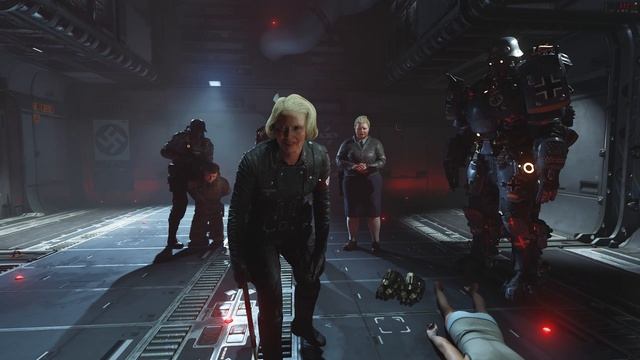 Wolfenstein II: The New Colossus - Сцена с Фрау Энгель