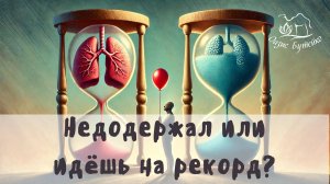 ч.55 Тонкая грань задержки дыхания. Оазис Бутейко.