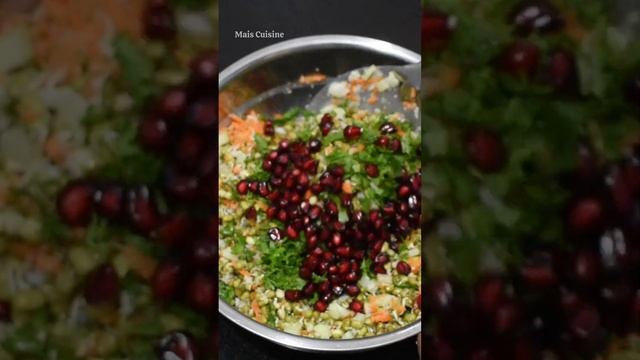 Easy & Healthy Weight Loss Sprouts Salad Recipe | Mais Cuisine #shorts #salad #weightloss