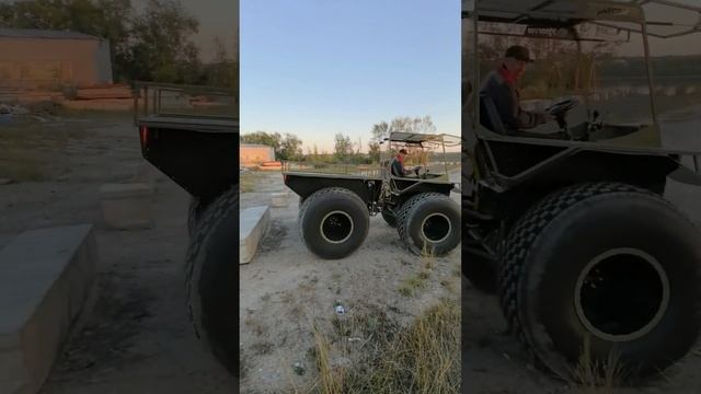 Переезд бетонных блоков Вездеход переломка Ураган Дикарь 2 места #avto #offroad #avt #охота #рыбалка смотреть онлайн