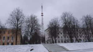 Новгородская телебашня, тест фотоаппарата Никон Р1000 видео, использование зумма