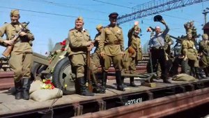 Поезд Победы в Саках!