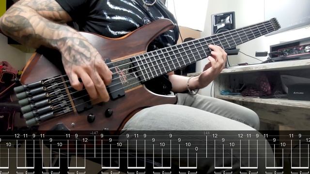 Лучшее метал интро на басу всех времён с табами! смотреть онлайн