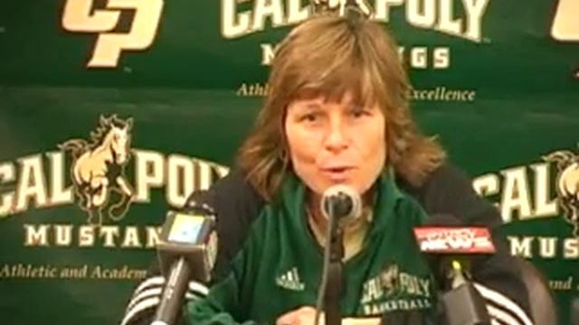 Cal Poly Women's Basketball Coach Faith Mimnaugh смотреть онлайн