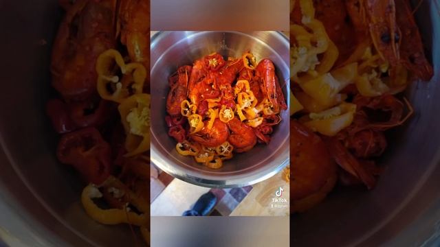 Jamaican Red Pepper Shrimp Recipe #Shorts