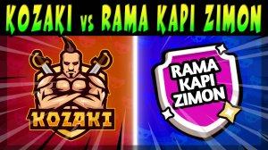 ЧЕТВЕРТЬФИНАЛ MATCHERINO CUP 1000$ - BUZKO MEBIUS NOB (KOZAKI) vs RAMA KAPI ZIMON #brawlstars