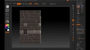 Zbrush sculpt stone wall(RUS)