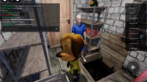 играем в голубой радуй в роблоксе чердак