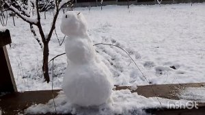 Снежная баба у Макса