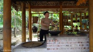 Recipe - Process of making Banh Cuoi sold at the market | Trieu Mai Huong"