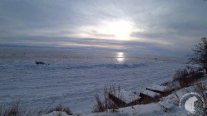 Разведка льда Байкала. Листвянка. 2023