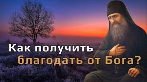 Как получить благодать от Бога? Силуан Афонский