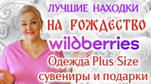 Лучшие НАХОДКИ с Wildberries на РОЖДЕСТВО 2025! ОДЕЖДА Plus Size, СУВЕНИРЫ, ПОСУДА, ПОКУПКИ ВБ