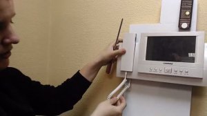 Как снять со стены домофон Commax CDV 71BE http www.magbez.ru