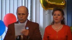 Выступление дедушки на выпускном у внучки