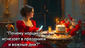 Почему нарцисс пропадает в важные дни и праздники?