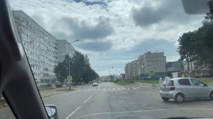 Закрытый город Зеленогорск (Красноярск - 45) - новый фонтан, набережная, водокачка. Лето 2023 год