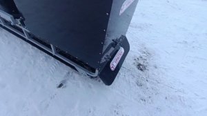 Обзор и преимущества мототолкача Ураган Тайга на гусенице от снегохода. Подъём в гору. Анонс 2 части