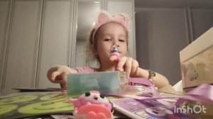 Распаковка органайзера и канцелярии с куроми