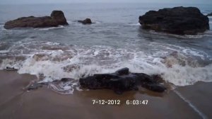 Не очень красивое море в индийском Гоа Арамболь