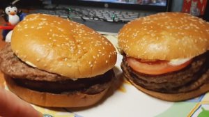 Два Тройных Воппера (Burger King) и детское шампанское Москва обзор #обзор
