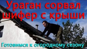 Ураган сорвал шифер с крыши. Готовимся к садородническому сезону. Дерзкий малыш Kettama грызет землю