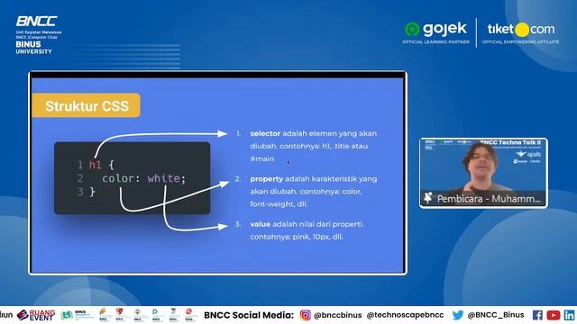 BNCC Techno Talk II : Maximize Web Development Skills with JavaScript (Day 1)