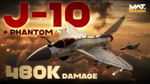 J10 + Phantom творят грязь в MWT:Tank Battles