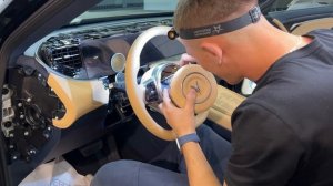 Заменили цвет в салоне Voyah Free 2024 без перетяжки. Часть1#какразобратьторпеду