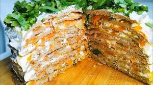 Печеночный торт: невероятная вкуснятина из обычной печени