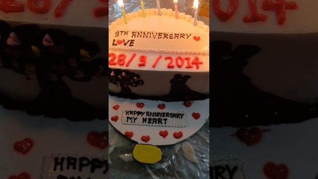 #shorts #anniversarycake #youtubeshorts #cakeforwife #cakeforhusband #cake #trending #cakelover
