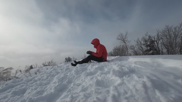 Одиночный поход в горы зимой. Сахалин. г.Тургеневка