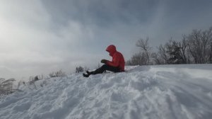 Одиночный поход в горы зимой. Сахалин. г.Тургеневка