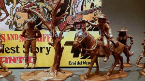 солдатики Atlantic 1214 Грабители и Шерифы полный набор