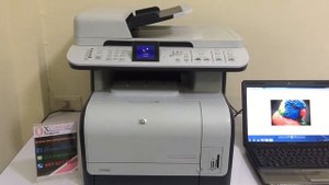 HP Coler Laserjet CM1312nfi MFP การสั่งปริ้นภาพ