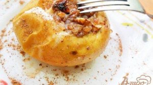 Печеные яблоки с начинкой