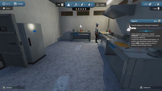 Cafe Owner Simulator. Поготавливаемся к открытию кафе