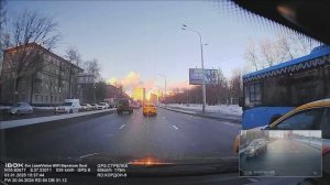 Поездка по Москве 3 января 2025 года (Таймлапс)