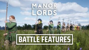 Manor Lords - Трейлер сражений