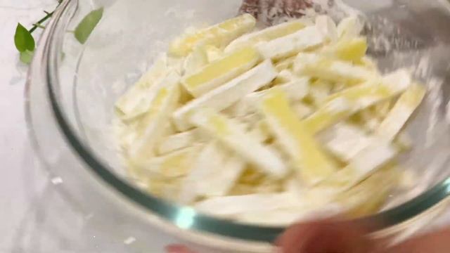 FRENCH FRY POTATO RECIPE WITH CHEESE SAUCE,  DELICOUS AND CRIPSY смотреть онлайн