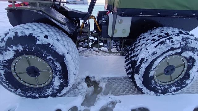 Обзор модернизаций вездехода Ураган Дикарь с 2-х цилиндровым двигателем 24 лс смотреть онлайн